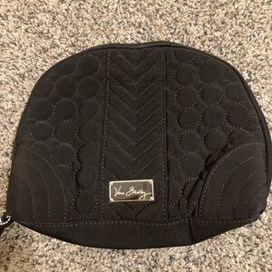 Vera Bradley Black Quilted Cosmetic Case